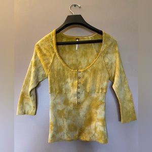 Free People Rory Tie-Dye Blouse
